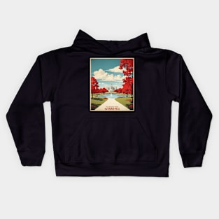 Winnipeg Kildonan Park Vintage Retro Travel Tourism Kids Hoodie